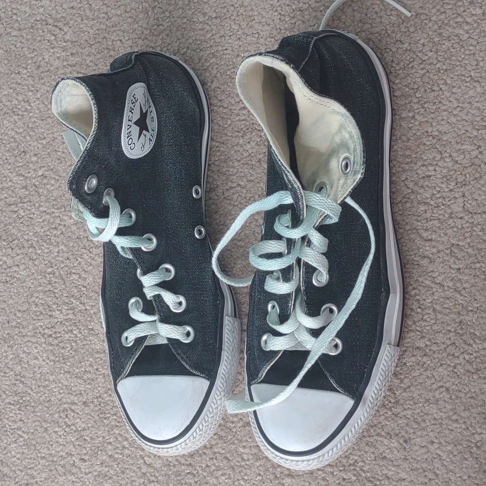 Black Converse High Tops🖤